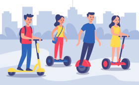 Начинается сезон использования СИМ (Средств индивидуальной мобильности).